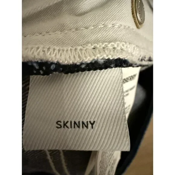 Burberry London England Monogram Denim Jeans With Cuffed Hem & Back Pockets
